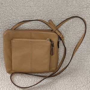 Tignanello Pebble leather crossbody handbag.